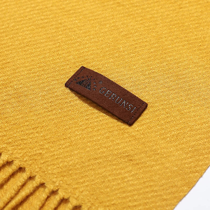 Premium Solid Winter Scarf - Soft Long Shawl Wrap