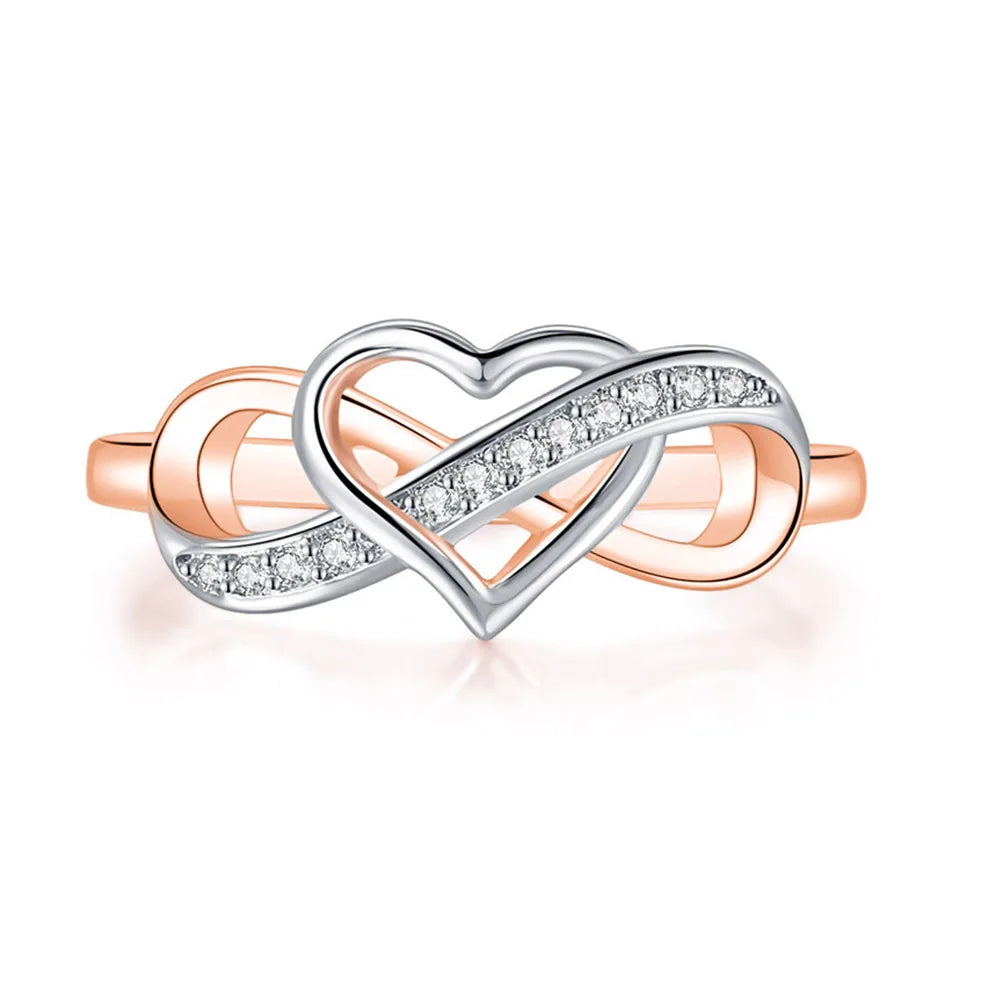 Luxury Engagement Ring - Two-Tone Bridal Jewelry