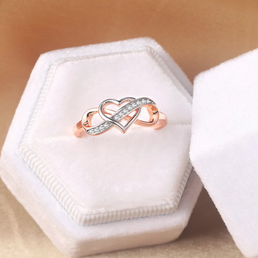 Luxury Engagement Ring - Two-Tone Bridal Jewelry