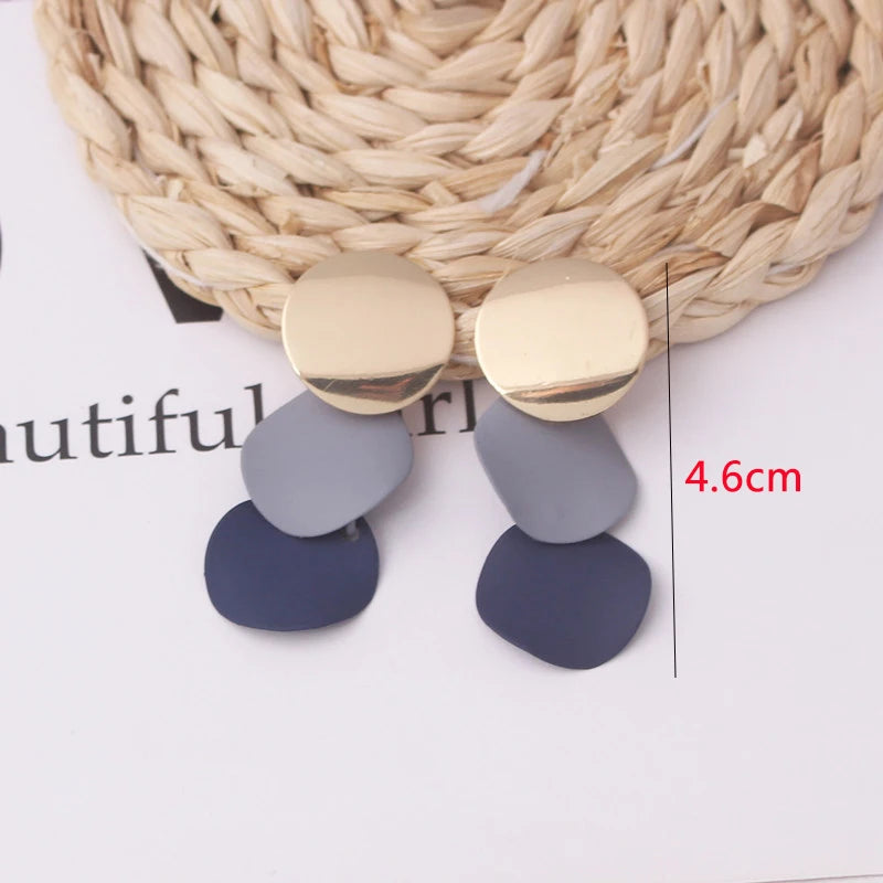 Geometric Dangle Earrings
