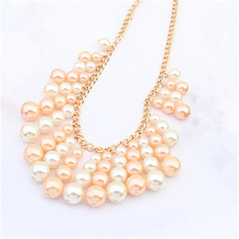 Vintage Gem Choker Necklace - Retro Statement Jewelry
