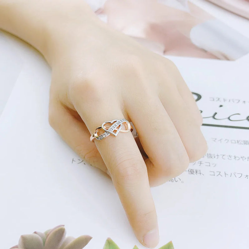 Luxury Engagement Ring - Two-Tone Bridal Jewelry