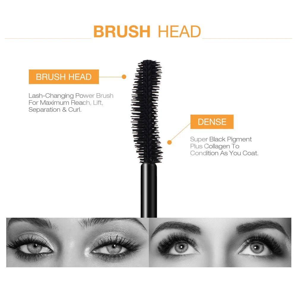 3D Lengthening Mascara - Waterproof Volume & Curl