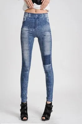 Stretch Jegging Leggings - Slim Denim-Look Comfort Fit
