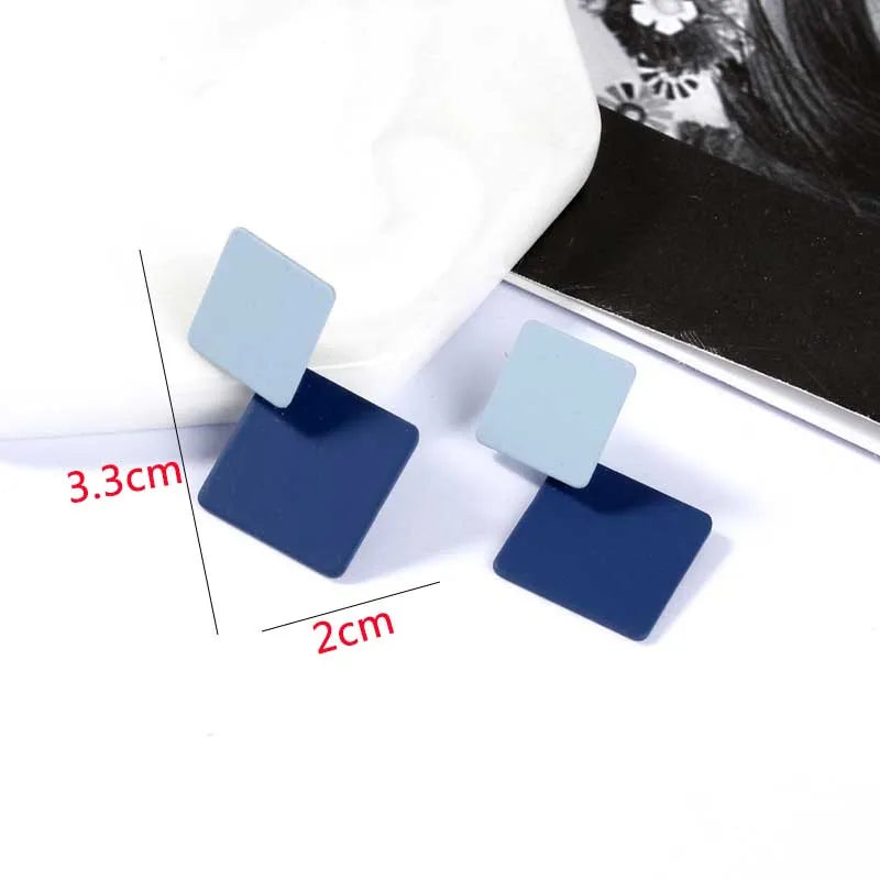 Geometric Dangle Earrings