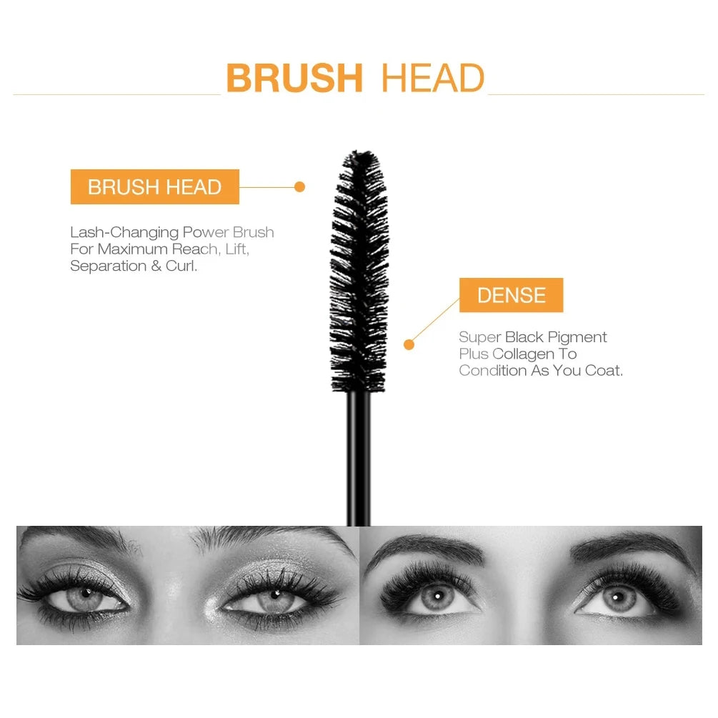 3D Lengthening Mascara - Waterproof Volume & Curl