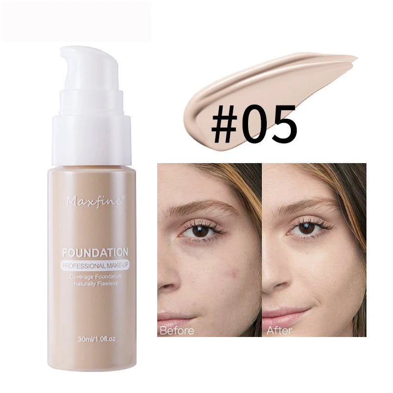 Liquid Foundation - Waterproof Full-Coverage Concealer
