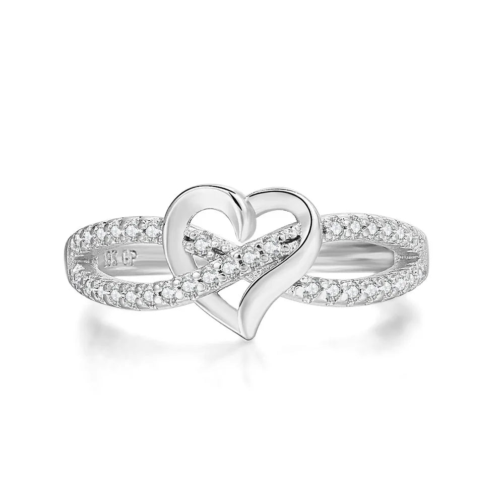 Luxury Engagement Ring - Two-Tone Bridal Jewelry