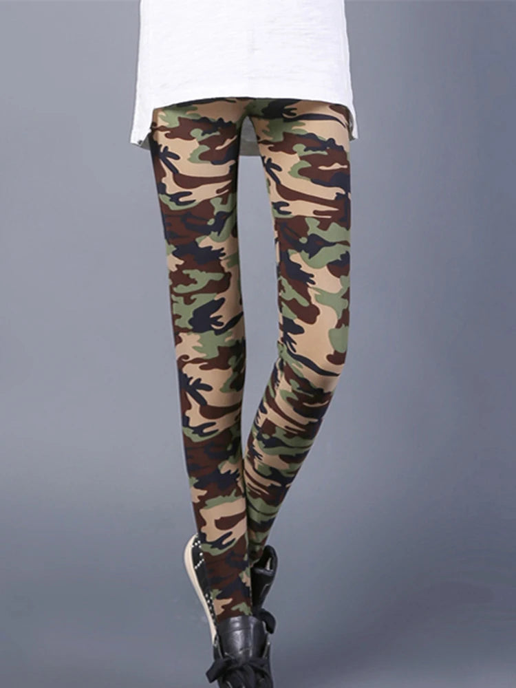 Printed Fashion Leggings - Stretch Everyday Comfort Fit
