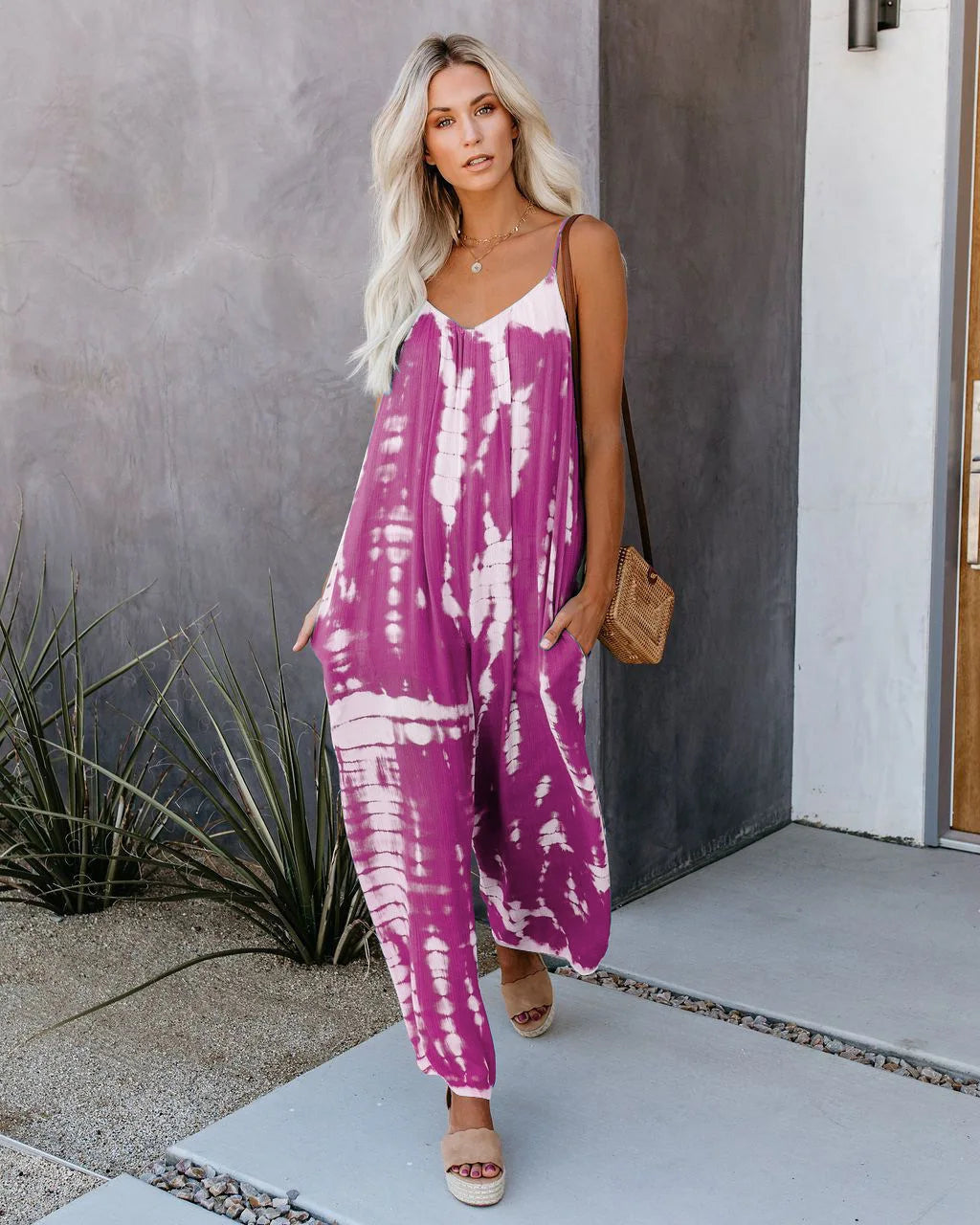 Wide-Leg Jumpsuit - Office & Occasion Wear