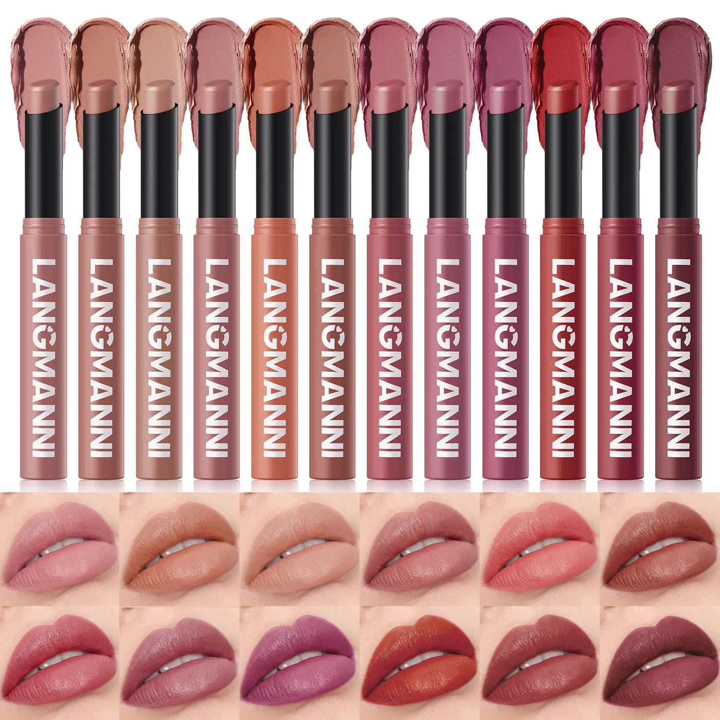 Velvet Matte Lip Gloss - Moisturizing Waterproof Color