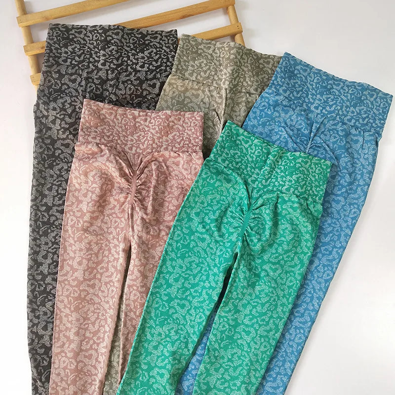 High-Waisted Seamless Yoga Leggings
