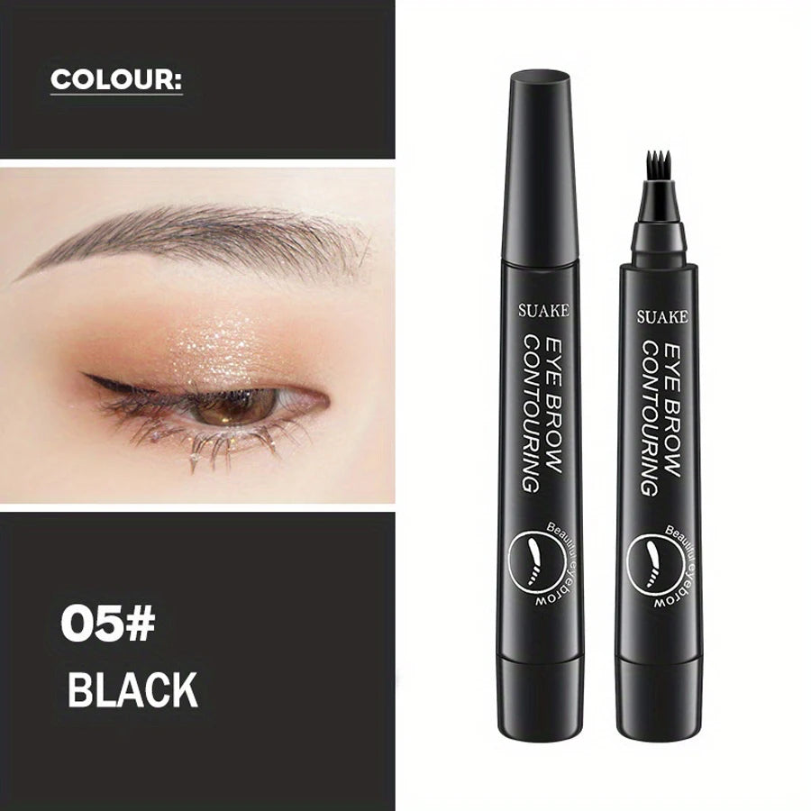 4-Tip Eyebrow Pen - Waterproof Natural Brow Definition
