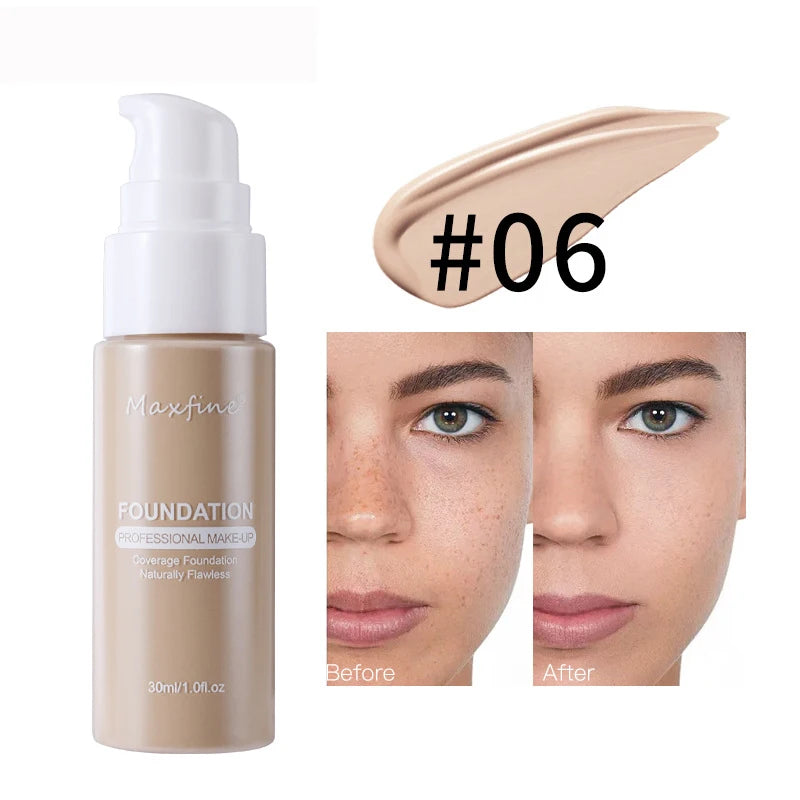 Liquid Foundation - Waterproof Full-Coverage Concealer