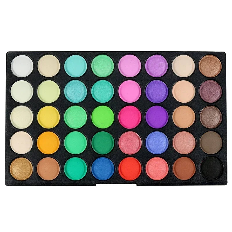 120-Color Eyeshadow Palette - Matte & Shimmer Pigment Collection