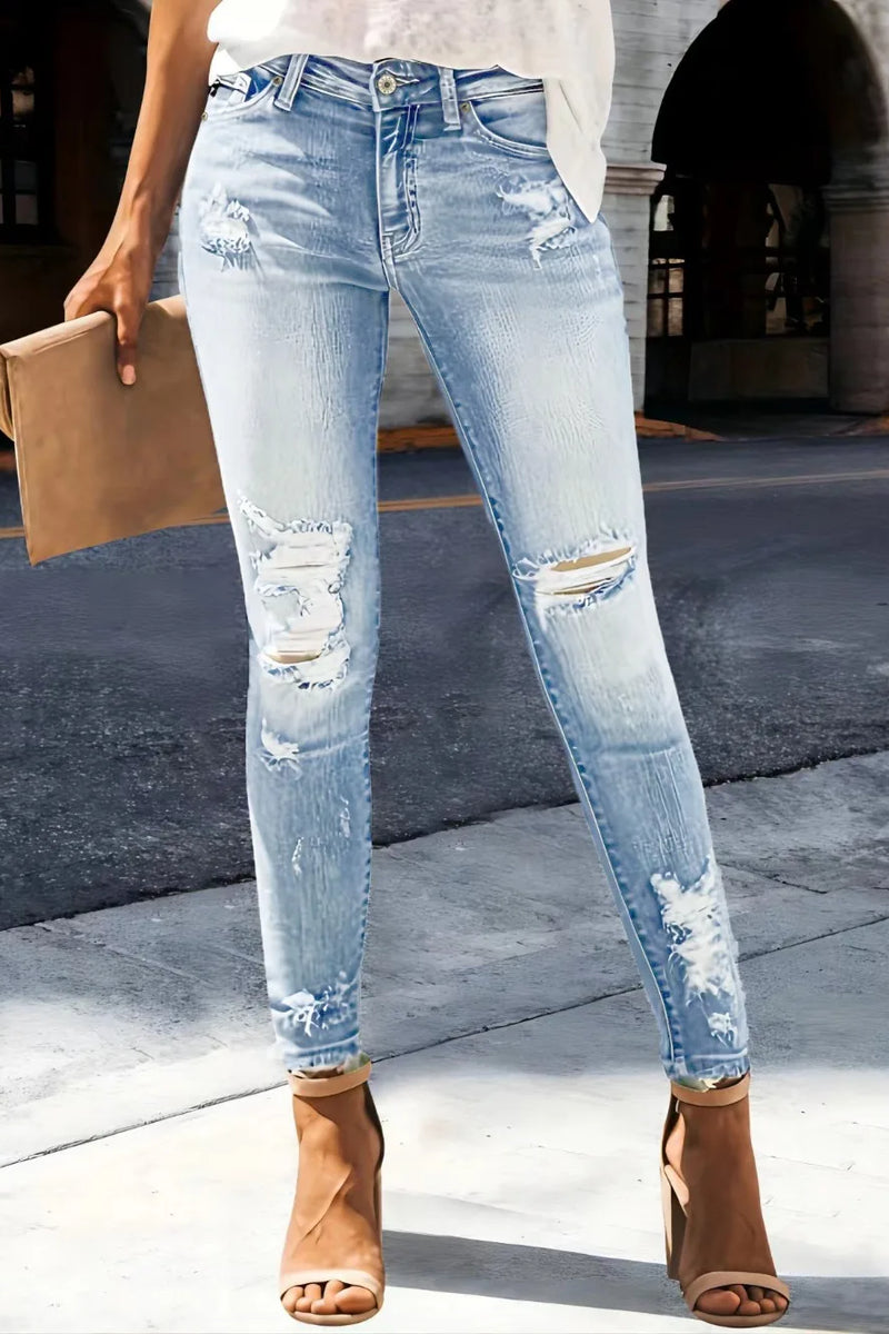 Washed Jeans - Denim Streetwear