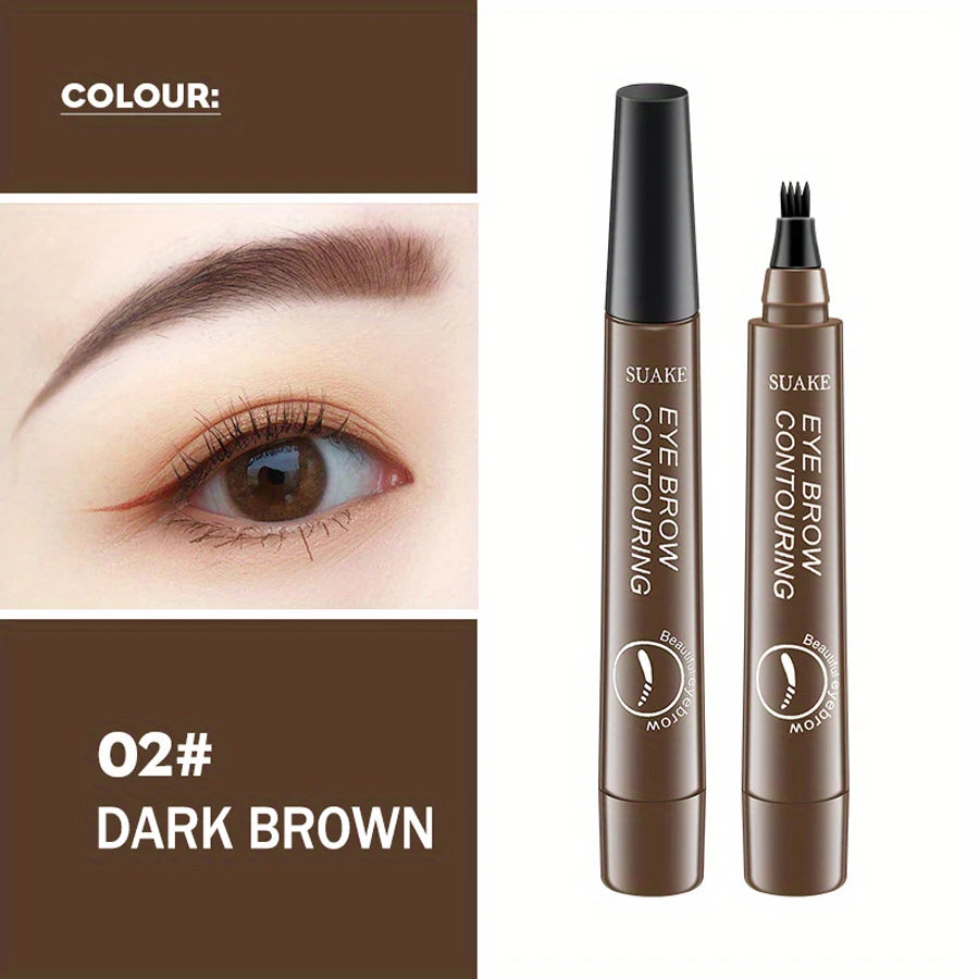 4-Tip Eyebrow Pen - Waterproof Natural Brow Definition