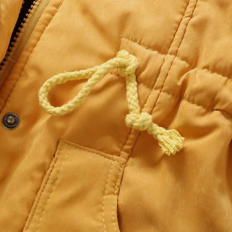 Premium Hooded Winter Parka - Warm Cotton-Padded Coat