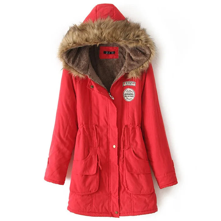 Premium Hooded Winter Parka - Warm Cotton-Padded Coat
