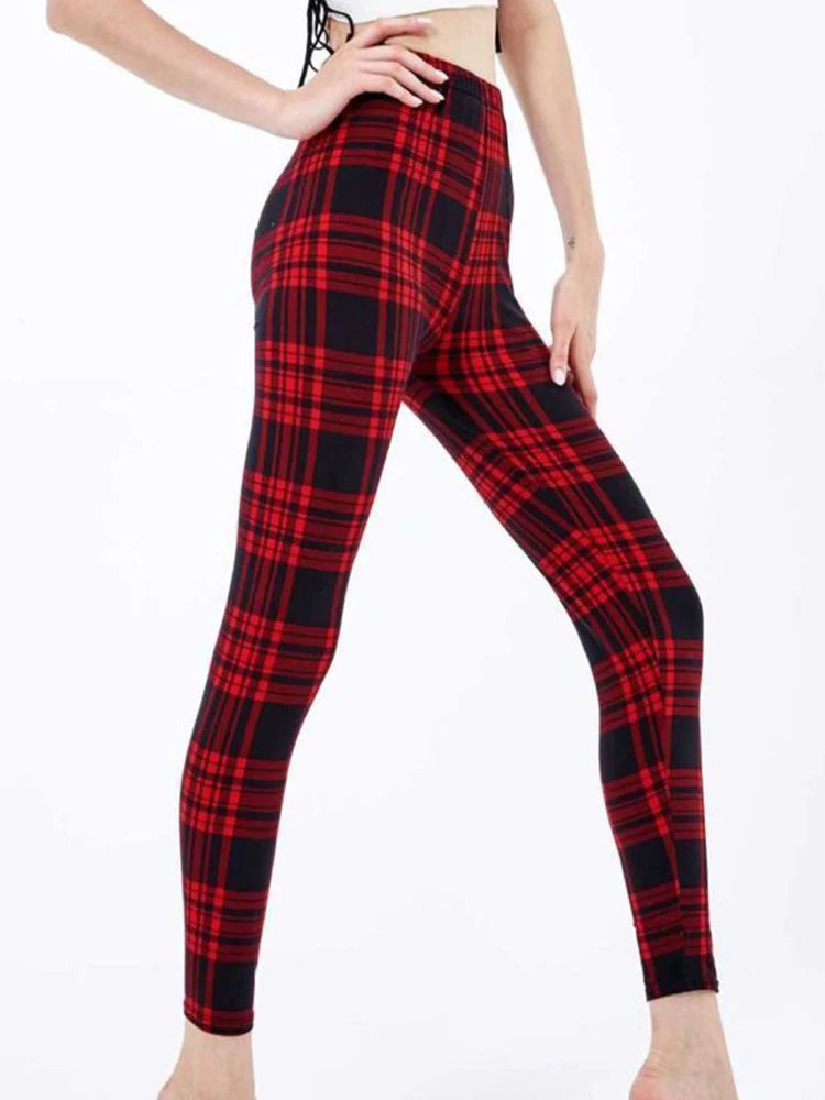 Printed Fashion Leggings - Stretch Everyday Comfort Fit