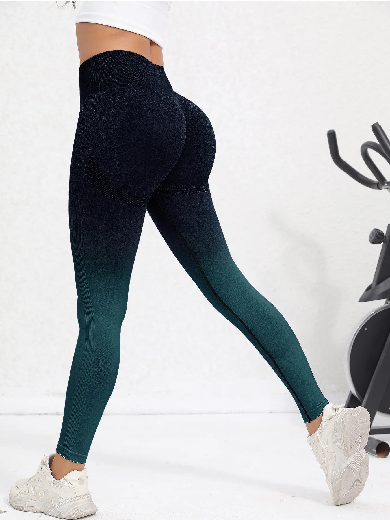 High-Waisted Seamless Yoga Leggings