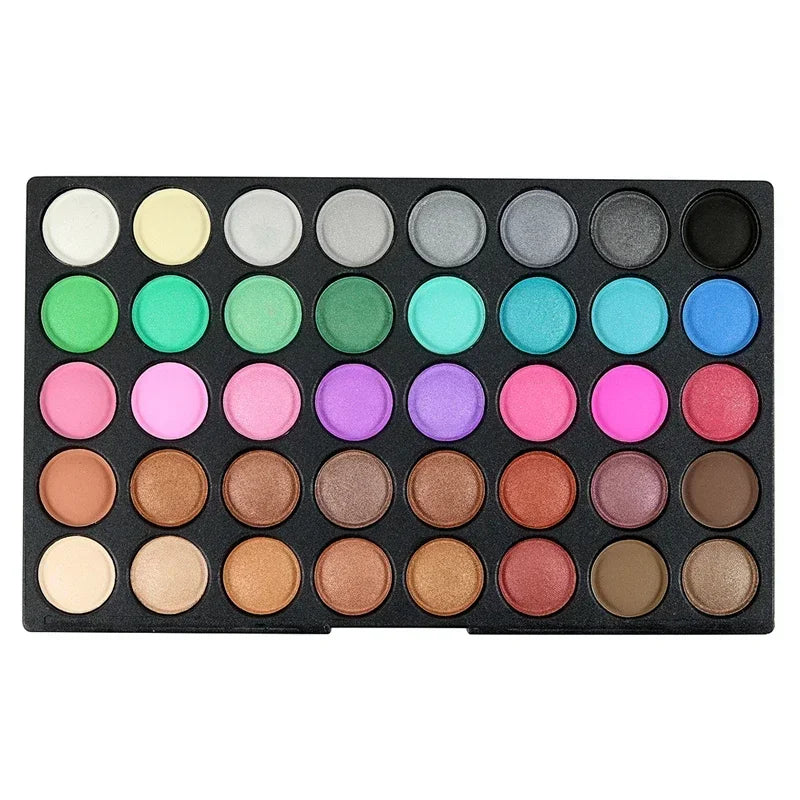 120-Color Eyeshadow Palette - Matte & Shimmer Pigment Collection