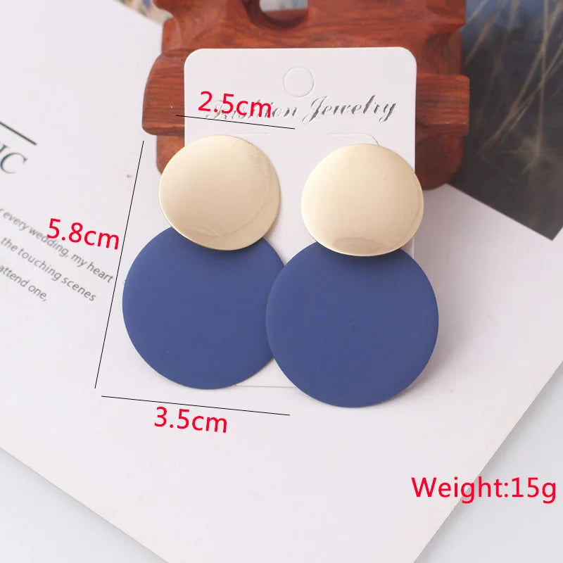Geometric Dangle Earrings