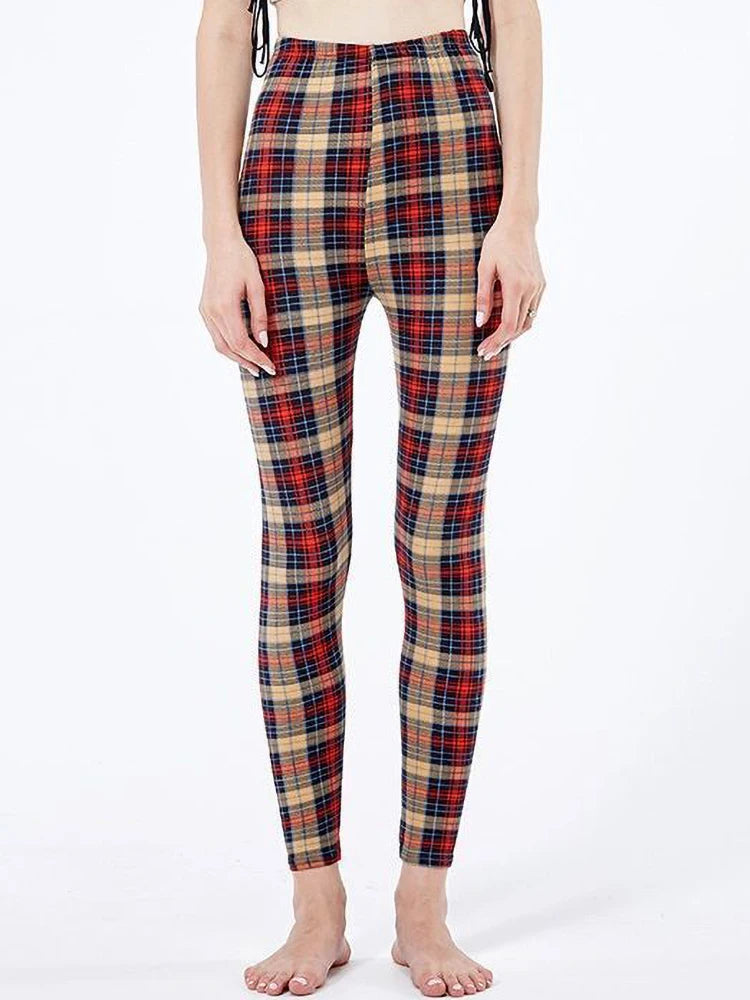 Printed Fashion Leggings - Stretch Everyday Comfort Fit
