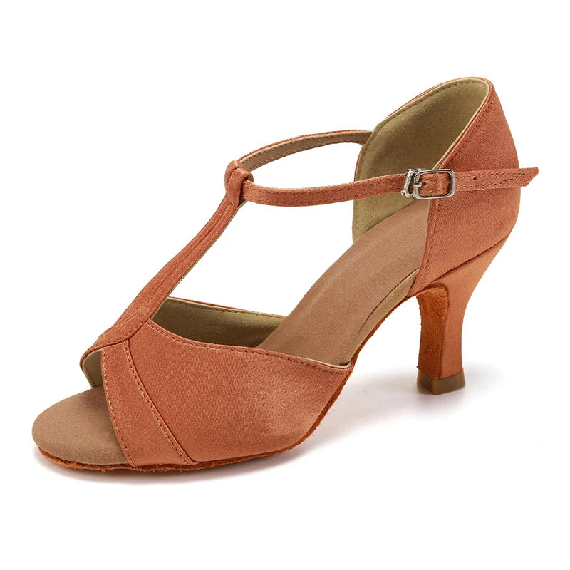 Premium Latin Dance Heels - Professional Ballroom Shoes