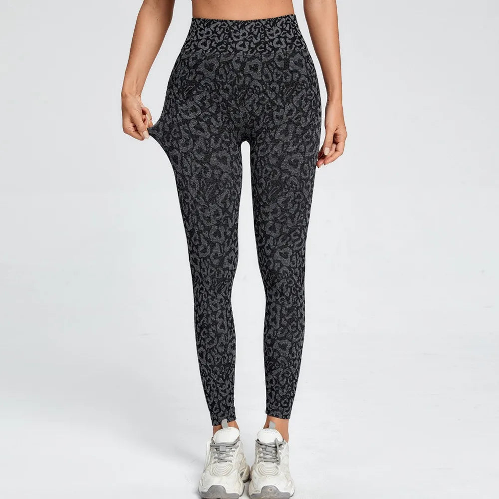 High-Waisted Seamless Yoga Leggings