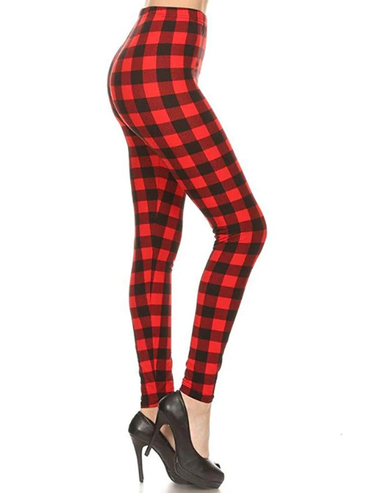 Printed Fashion Leggings - Stretch Everyday Comfort Fit