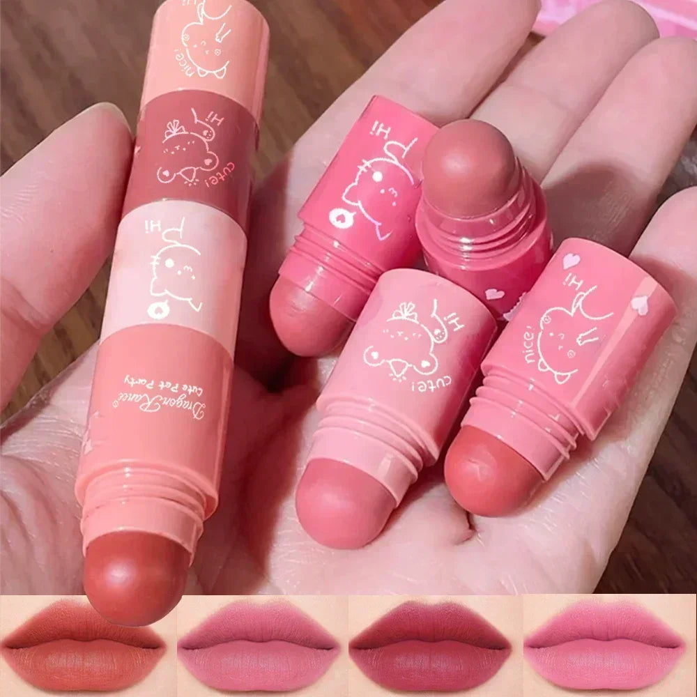 4-in-1 Matte Lipstick Crayon Kit - Waterproof Velvet Color