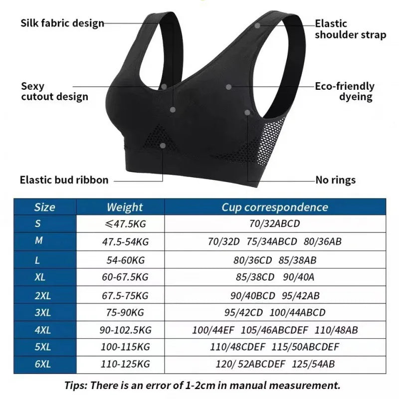 Supportive Breathable Sports Bra