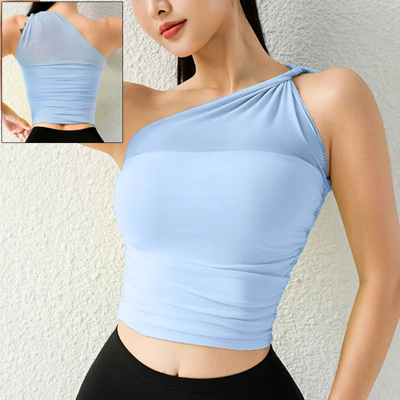 One-Shoulder Performance Sports Bra