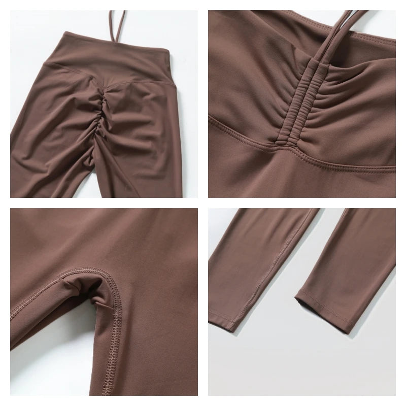 High-Waisted Stretch Yoga Leggings