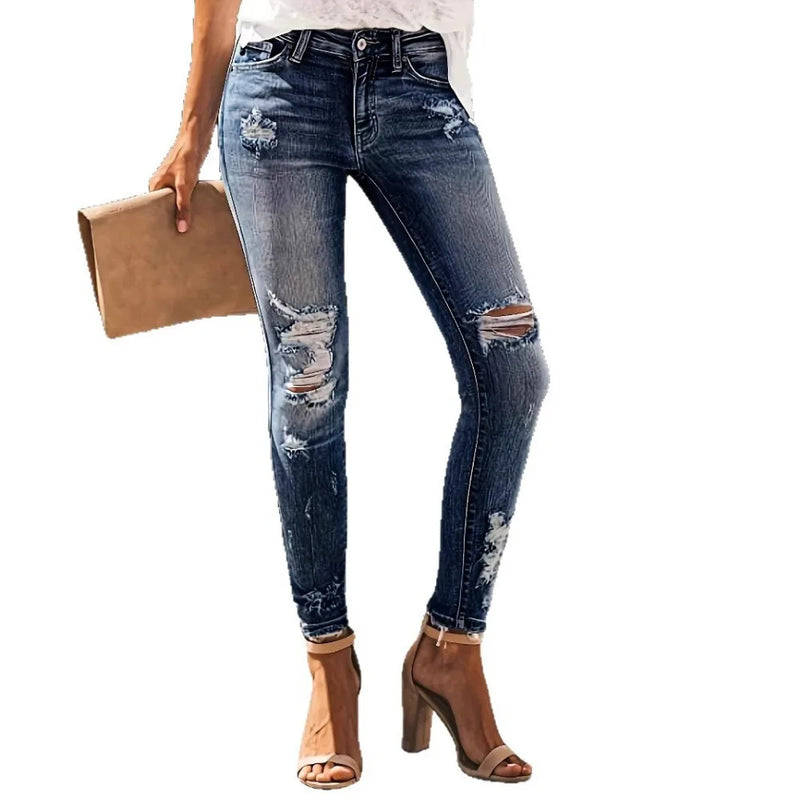 Washed Jeans - Denim Streetwear