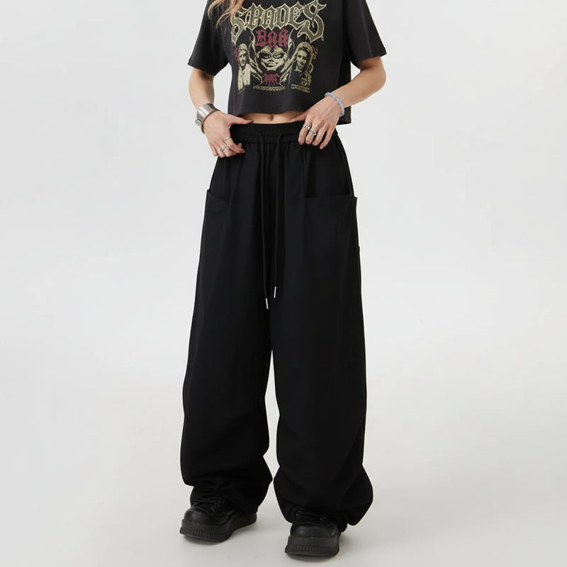 Y2K High-Waist Cargo Pants - Relaxed Streetwear Trousers