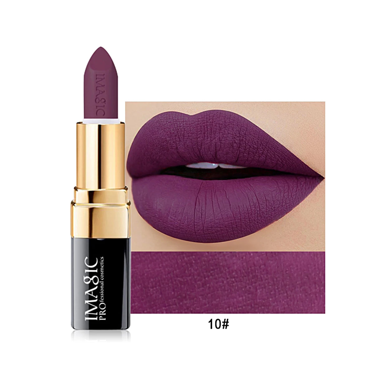 12-Color Matte Lipstick Set - Long-Lasting Waterproof Velvet Finish