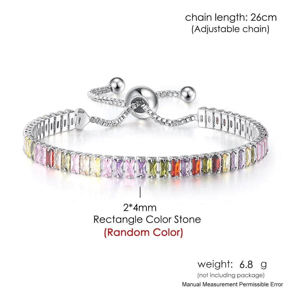 Colorful Tennis Bracelet