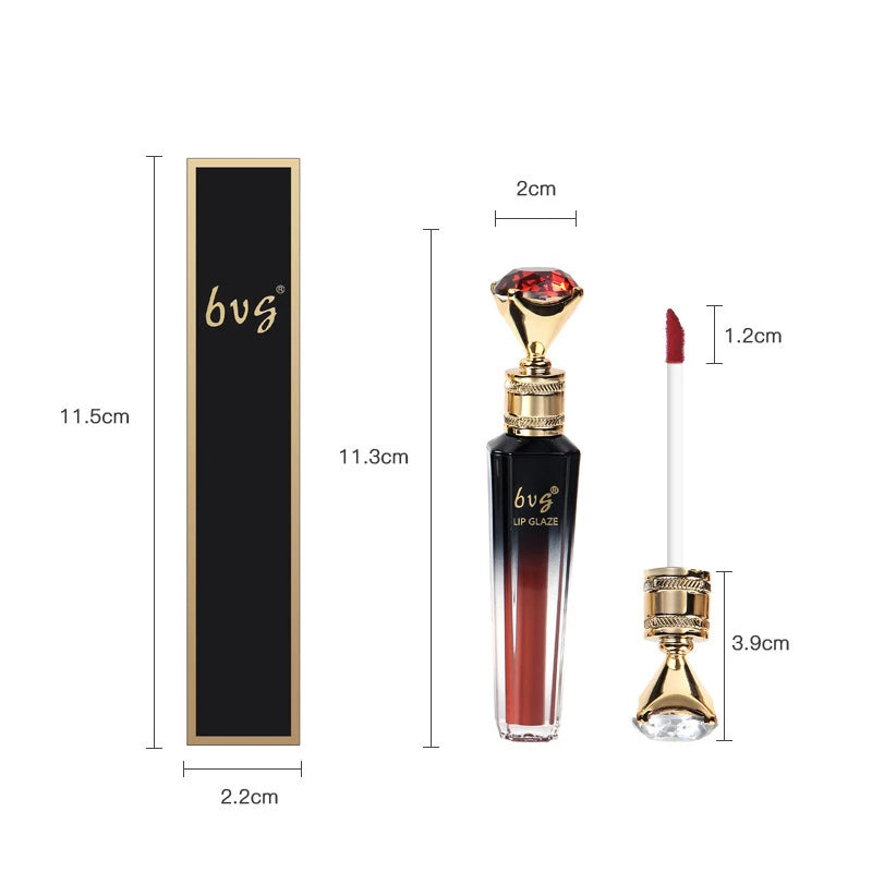 Velvet Matte Lip Gloss - Moisturizing Waterproof Color