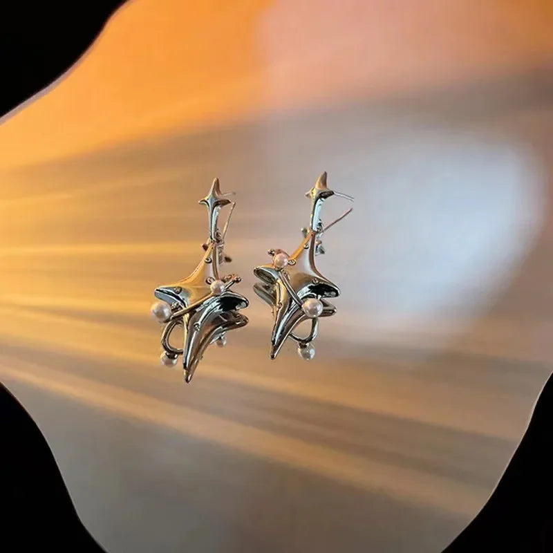 Crystal Drop Earrings - Statement Jewelry