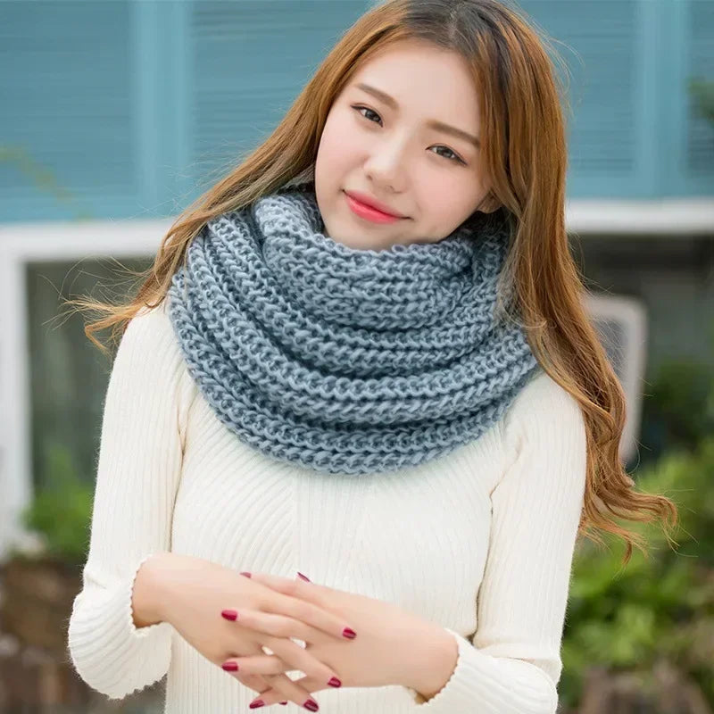 Premium Knitted Winter Scarf - Soft Warm Statement Wrap