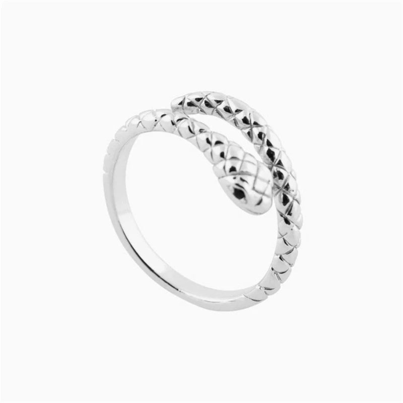 Premium Snake Adjustable Ring - 925 Sterling Silver