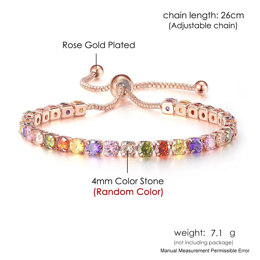 Colorful Tennis Bracelet