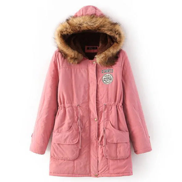 Premium Hooded Winter Parka - Warm Cotton-Padded Coat