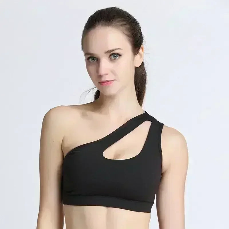 One-Shoulder Performance Sports Bra