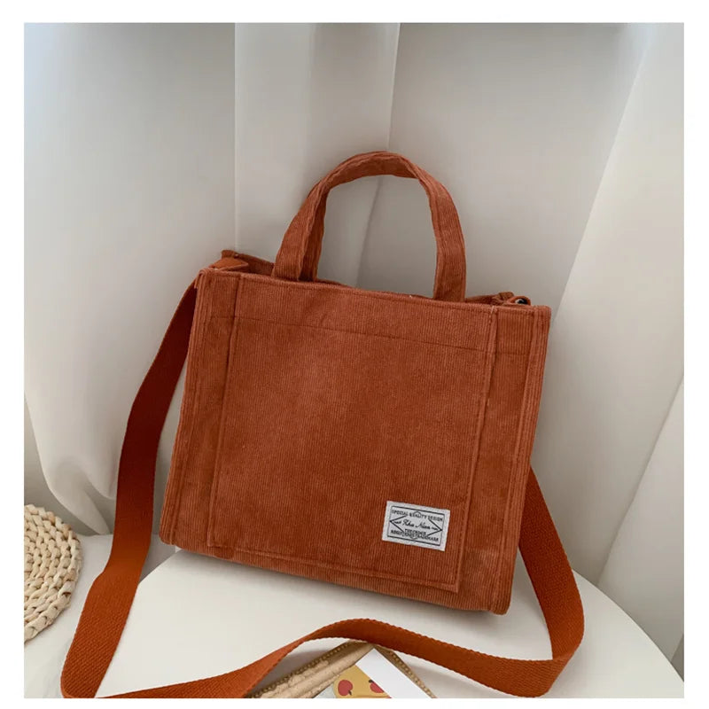 Corduroy Handbag