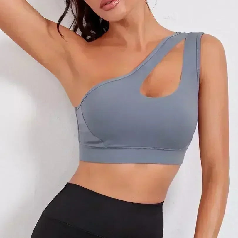 One-Shoulder Performance Sports Bra