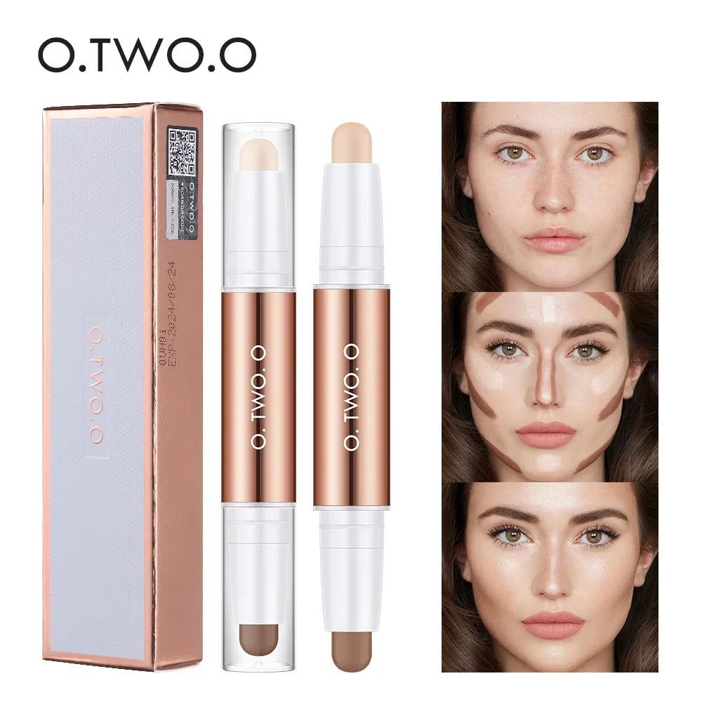 Double-Head Contour Stick - Waterproof Matte Highlight & Conceal