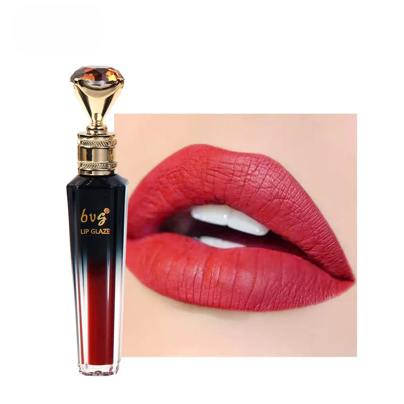Velvet Matte Lip Gloss - Moisturizing Waterproof Color